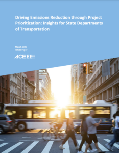 Driving Emissions Reduction through Project Prioritization: Insights for State Departments of Transportation